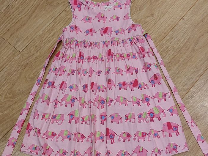 Girls pink dress - size 6-8 years