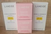 Laneige hydro uv defence ex sunscreen protection solaire spf 50 20ml 5e Bouncy cream 25g  9e. All for 26e