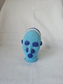Beaded Face Ornament