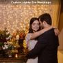 FREE EXPRESS SHIPPING LED Window Curtain Fairy Twinkle Lights, 3mx3m 300leds USB Operated 8 Modes Icicle String Lights with Remote & Timer for Indoor Xmas Party Home Garden Decoration Image 3
