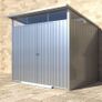 8x6 Palladium Steel Garden Shed Modern Styling Image 4