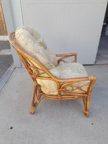 Wicker armchair