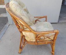 Wicker armchair
