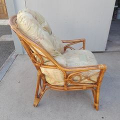 Wicker armchair