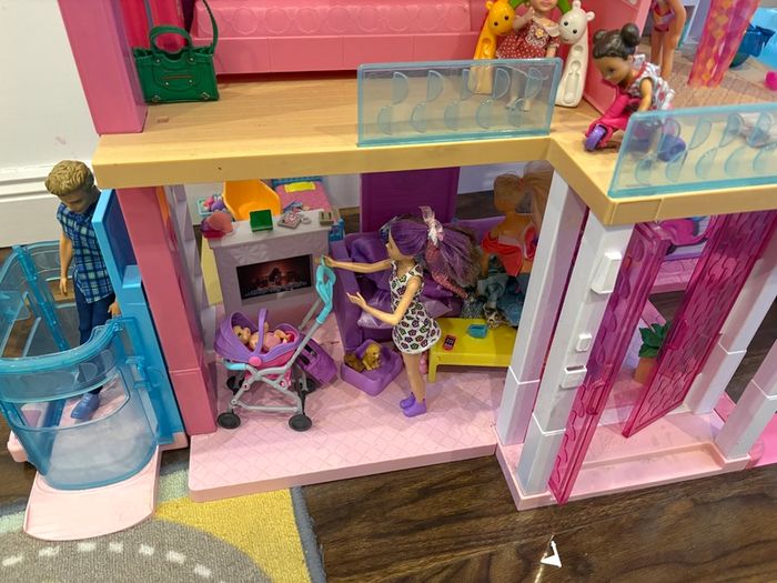 Barbie Dreamhouse with dolls and accessories