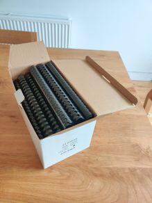 binding combs: 21 rings, 28mm, good for 240 sheets