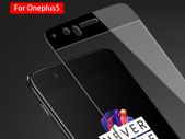 One Plus 5 Full Size Tempered Glass - Black