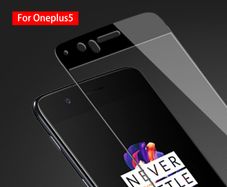 One Plus 5 Full Size Tempered Glass - Black