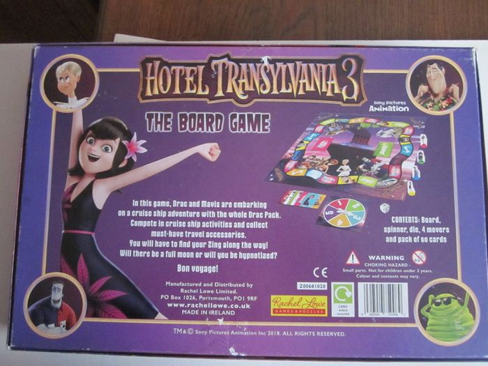 Hotel Transylvania 3 Board Game
