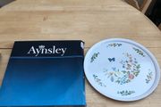 Vintage Aynsley Cottage Garden Round Melamine Tray