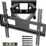 BONTEC TV Wall Mount for 23to70 Inch LED LCD, Swivels Tilts Extends Double Arm Full Motion TV Wall Bracket Holds up to 45kg, Includes HDMI Cable, Spirit Level, Max VESA 400x400mm Image 8