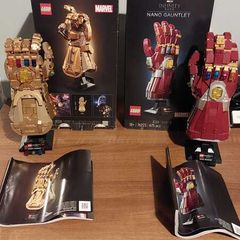 Lego Marvel Infinity Gauntlets 76191 & 76223