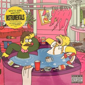 White Girl Wasted - White Girl Wasted Instrumentals LP, Ltd, Yellow vinyl + 7"