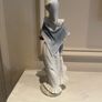 Nao by Lladro Spanish Porcelain Figurine, Girl with a Basket of Roses, 13 inches high Image 3