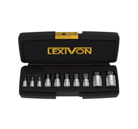 Lexivon Xzn Triple Square Spline Bit, Size M4 M5 M6 M8 M10 M12 M14 M16 M18