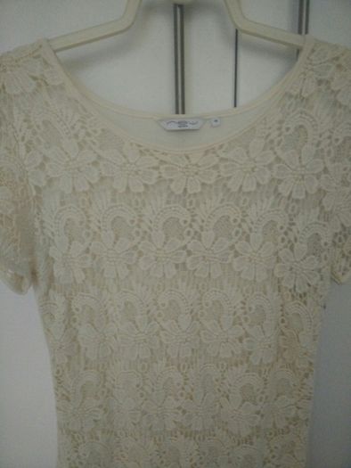 New Look Cream Lace top