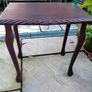 small vintage side table or plant stand Image 4