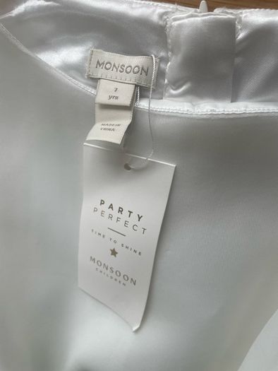 Monsoon communion or flower girl dress age 7