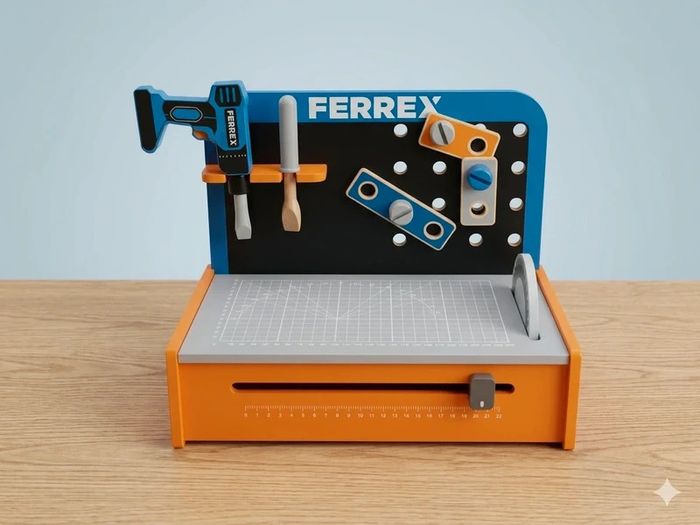 Wooden Toy Tool Bench / Workbench FERREX