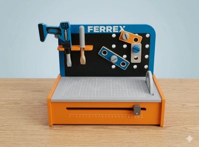 Wooden Toy Tool Bench / Workbench FERREX