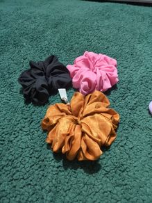 Three hair scrunchies