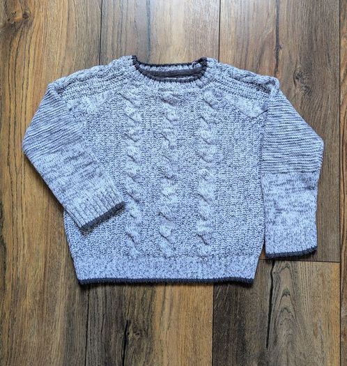 F&F Boys Cable Knit Jumper Size 2-3 yrs
