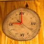 Handmade Wooden Clock Natural Wood Slice Silent Movement Image 5