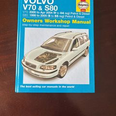 Volvo V70 2000-2004 & S80 1998-2005 Haynes Manual