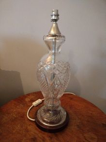 Galway Crystal Lamp