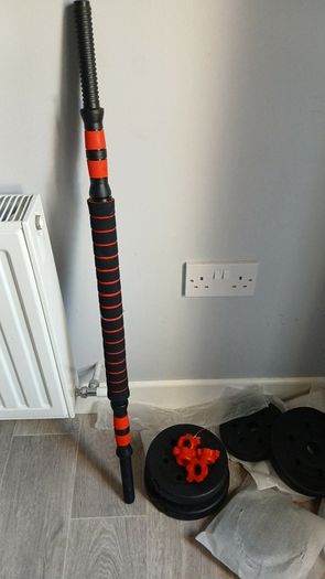 adjustable dumbell  and barbell