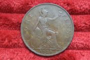 1929 George V British Penny,
