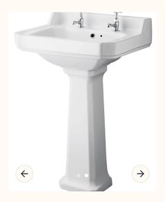BNIB Luxurious White Period Style Cashel Sink