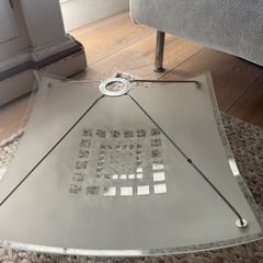 2 Glass Ceiling light shades