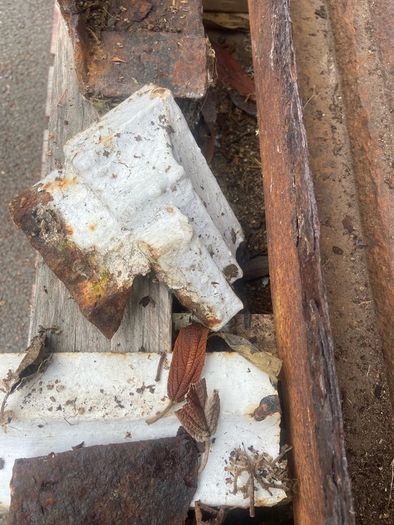 Original cast iron guttering