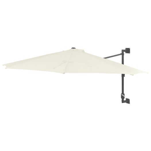 Mounted Parasol with Metal Pole 300 cm Sand
