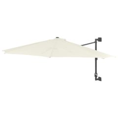 Mounted Parasol with Metal Pole 300 cm Sand