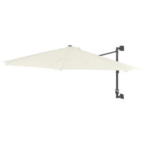 Mounted Parasol with Metal Pole 300 cm Sand