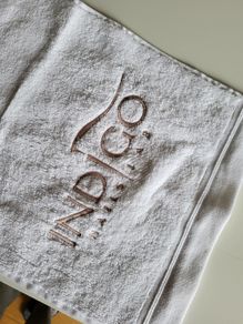 INDIGO Nails Lab Manicure white towel 30x50cm NEW cotton