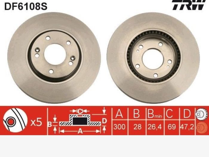 brake disks for Hyundai