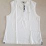 KappAhl Hampton Republic Sleeveless polo top white s. L Image 2