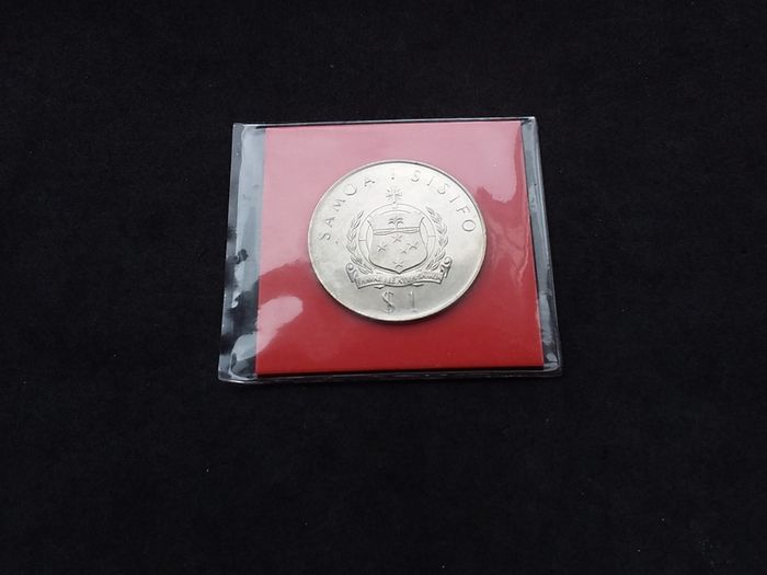 1974 Western Samoa 1 Tala Coin - Xth Commonwealth Games ( Boxing ) Uncirculated in Original Mint Package