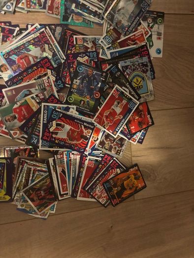 Mixed variety football cards
