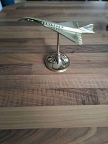 vintage brass Concorde