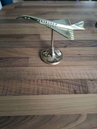 vintage brass Concorde