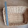 New - A Strong Wicker Type Basket - Christmas Hamper Type plus Outer Wrap - Read Carefully Image 6