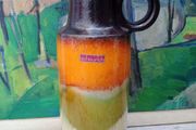 West German pottery, Fat Lava, Scheurich, 1970s pottery,