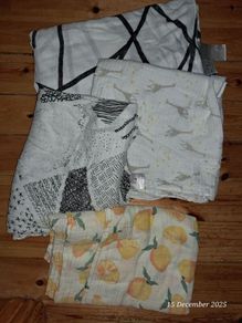 3 Aden and Anais Silky Swaddles