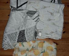 3 Aden and Anais Silky Swaddles