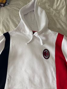 Official AC Milan Colour-Block Hoodie  L