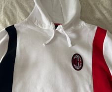 Official AC Milan Colour-Block Hoodie  L